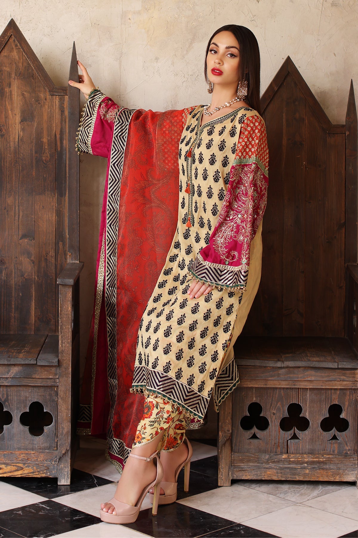 Mina Kashif | Festive Lawn | Amani - Khanumjan  Pakistani Clothes and Designer Dresses in UK, USA 