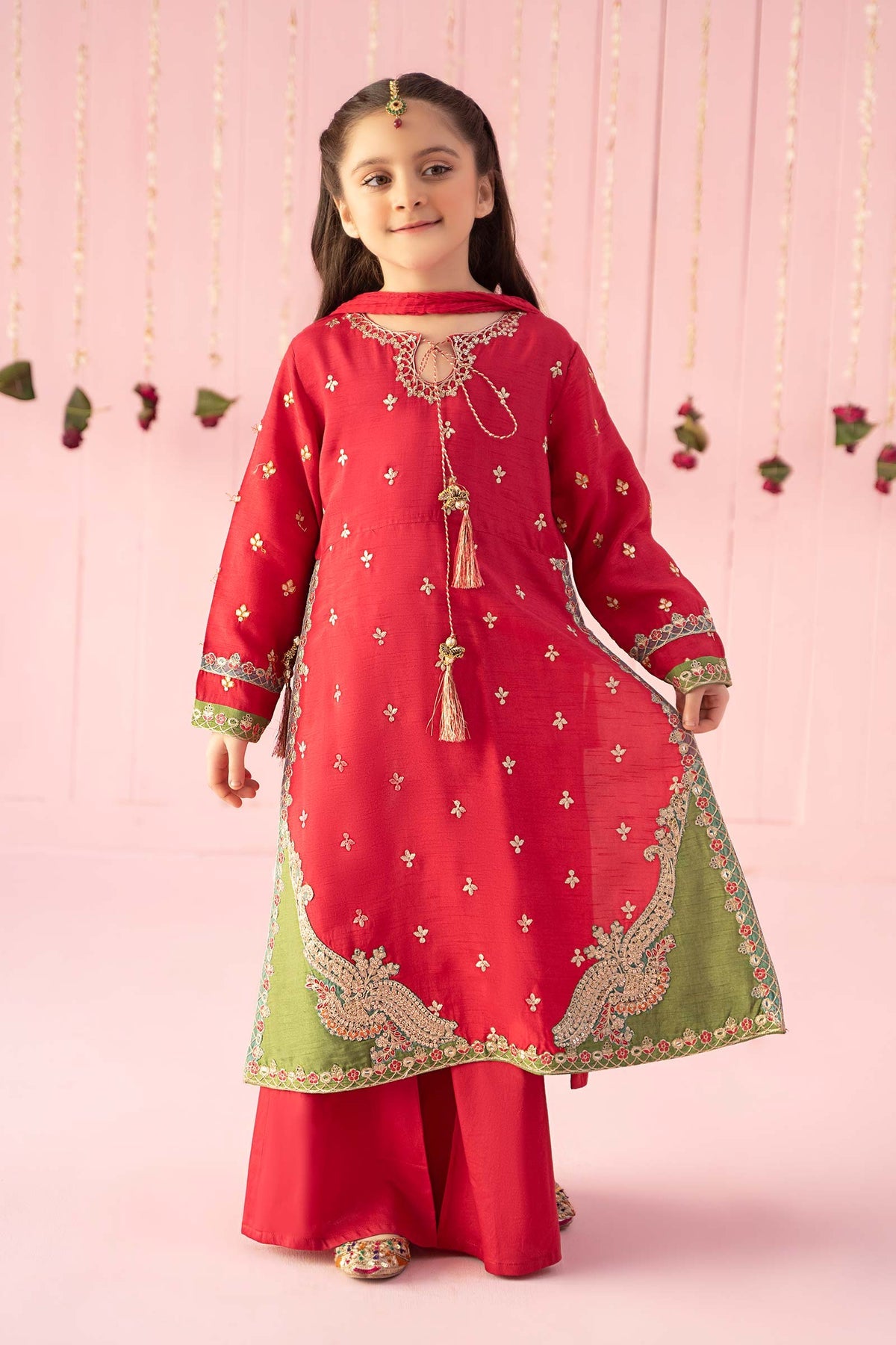 Maria B | Girls Eid Collection | MKS-EF24-06 - Khanumjan  Pakistani Clothes and Designer Dresses in UK, USA 