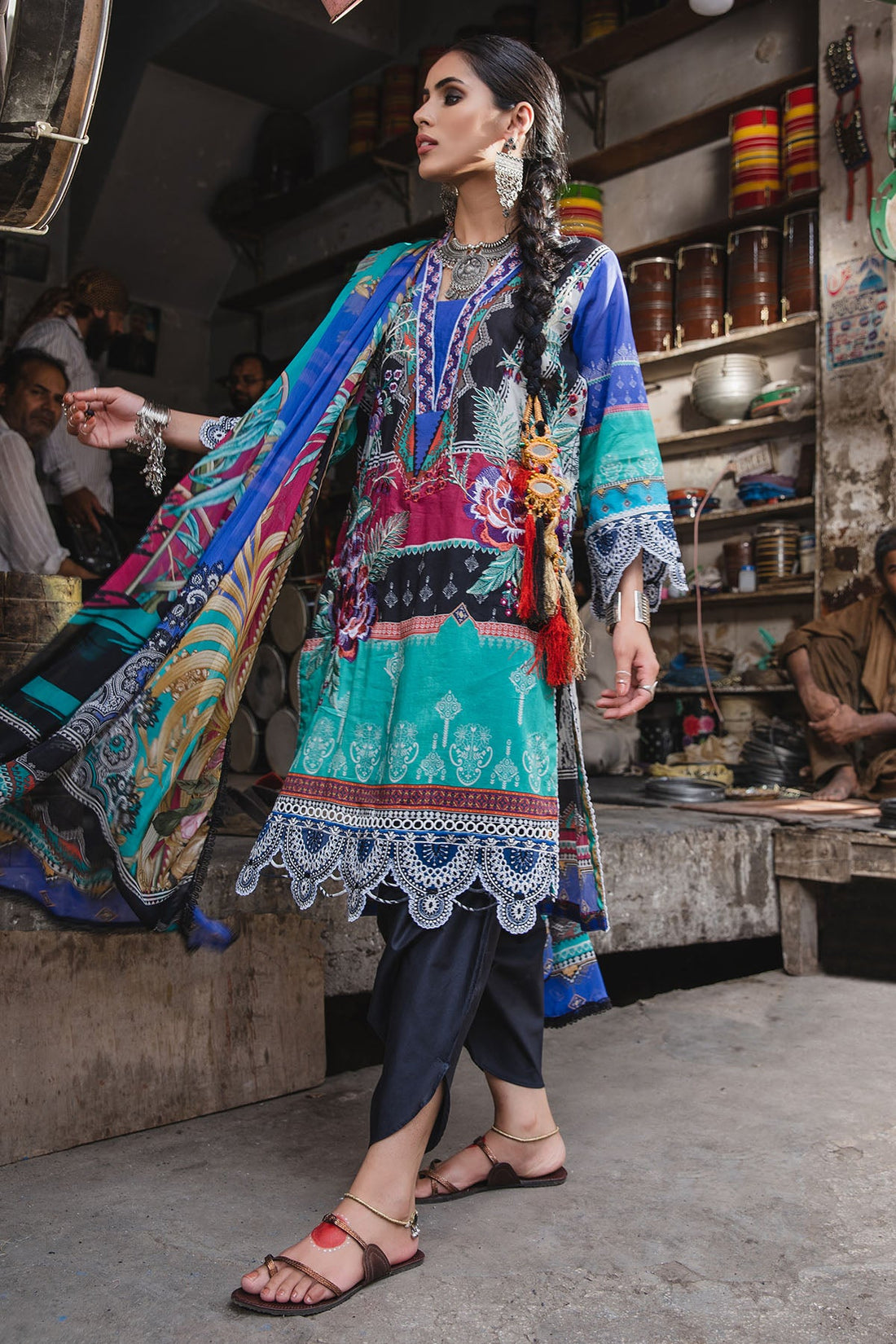 Motifz | Amal Luxury Lawn | 2937 - Khanumjan  Pakistani Clothes and Designer Dresses in UK, USA 