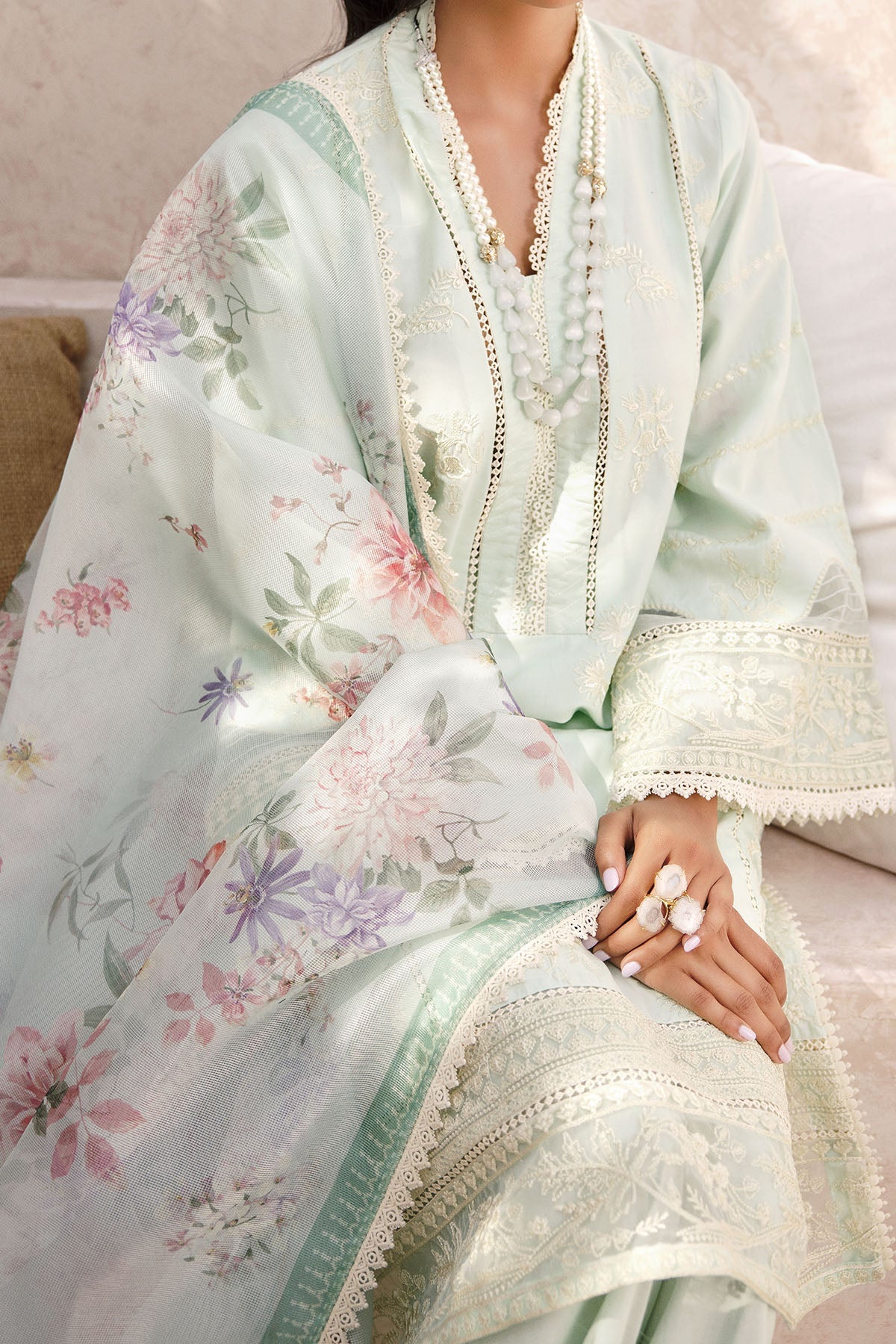 Motifz | Amal Luxury Lawn | 3743 - Khanumjan  Pakistani Clothes and Designer Dresses in UK, USA 