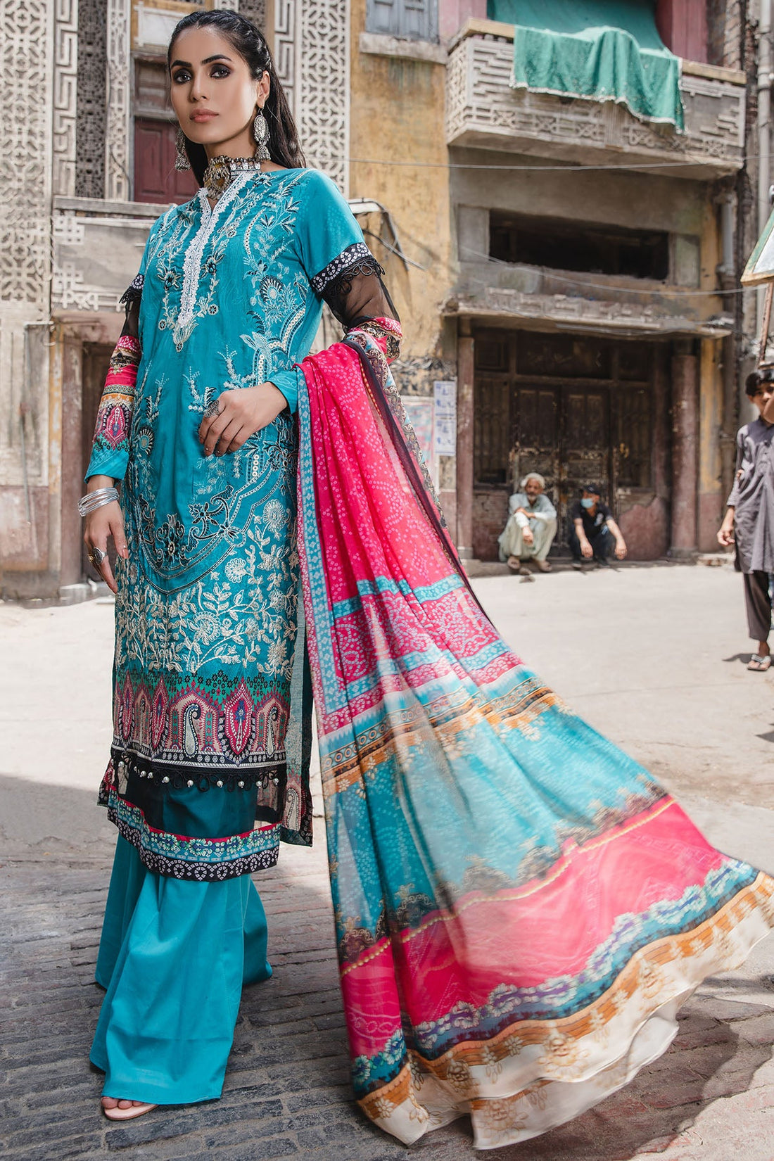 Motifz | Amal Luxury Lawn | 2939 - Khanumjan  Pakistani Clothes and Designer Dresses in UK, USA 