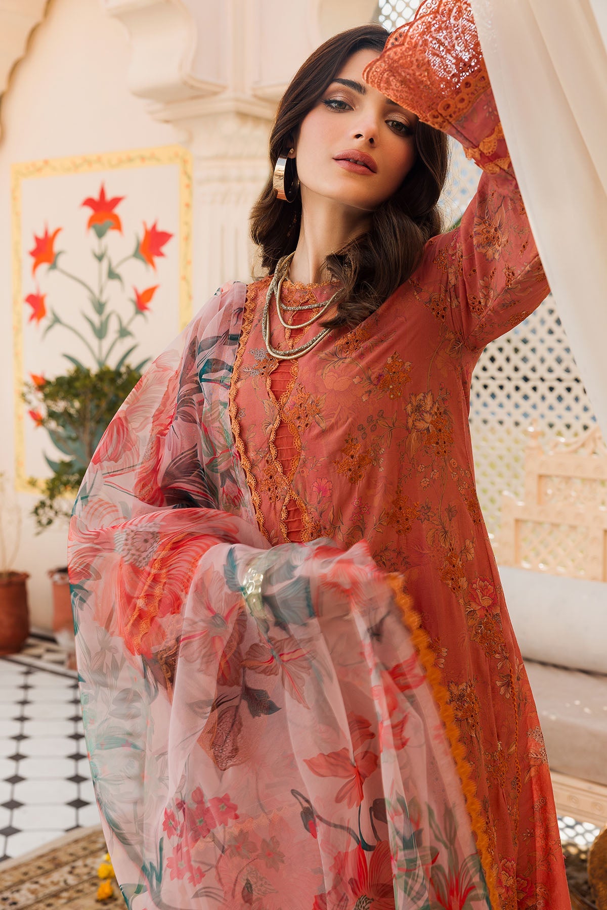 Motifz | Amal Luxury Lawn | 4626 - Khanumjan  Pakistani Clothes and Designer Dresses in UK, USA 