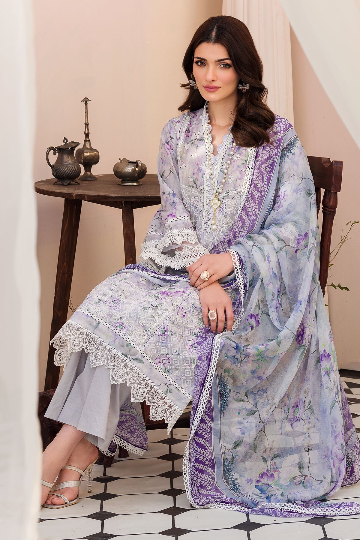 Motifz | Amal Luxury Lawn | 4628 - Khanumjan  Pakistani Clothes and Designer Dresses in UK, USA 