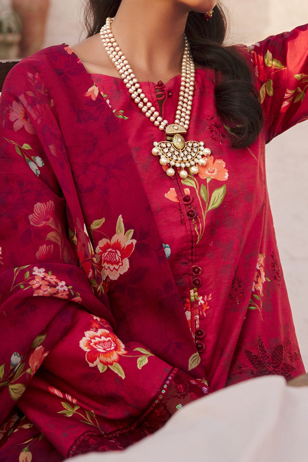 Motifz | Amal Luxury Lawn | 3740 - Khanumjan  Pakistani Clothes and Designer Dresses in UK, USA 