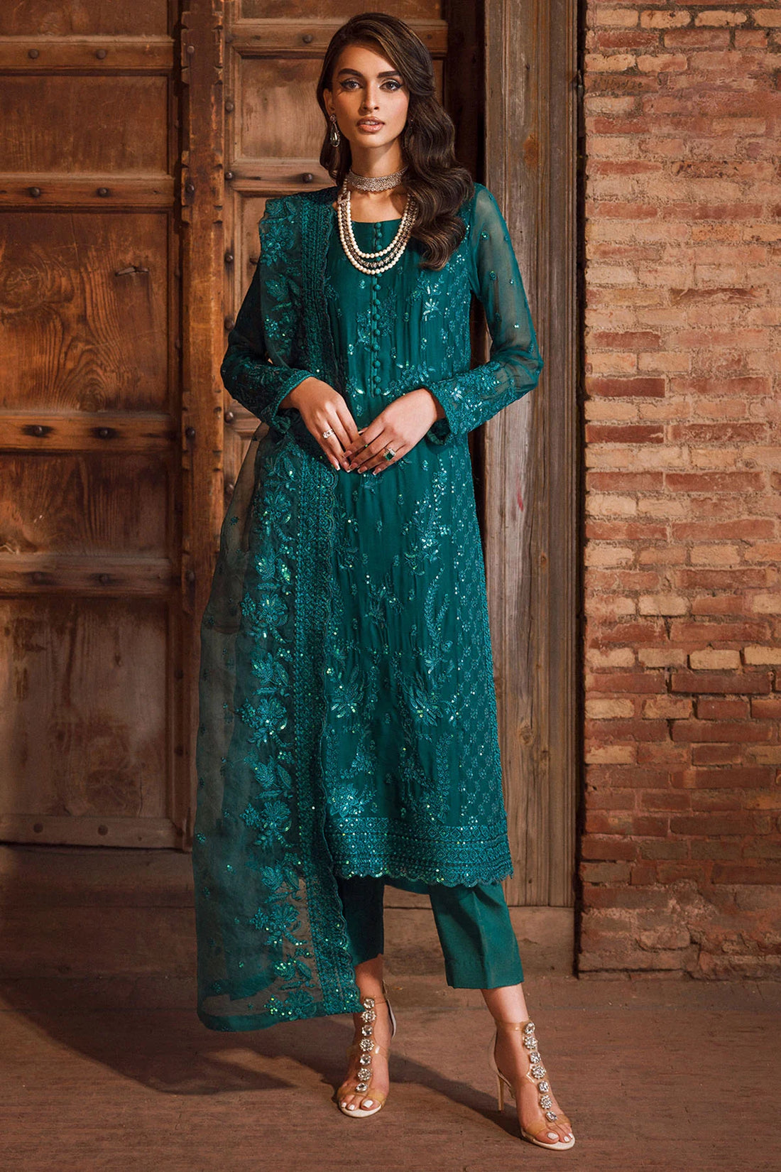 Motifz | Premium Embroidered Formals 24 | 4123 - Khanumjan  Pakistani Clothes and Designer Dresses in UK, USA 