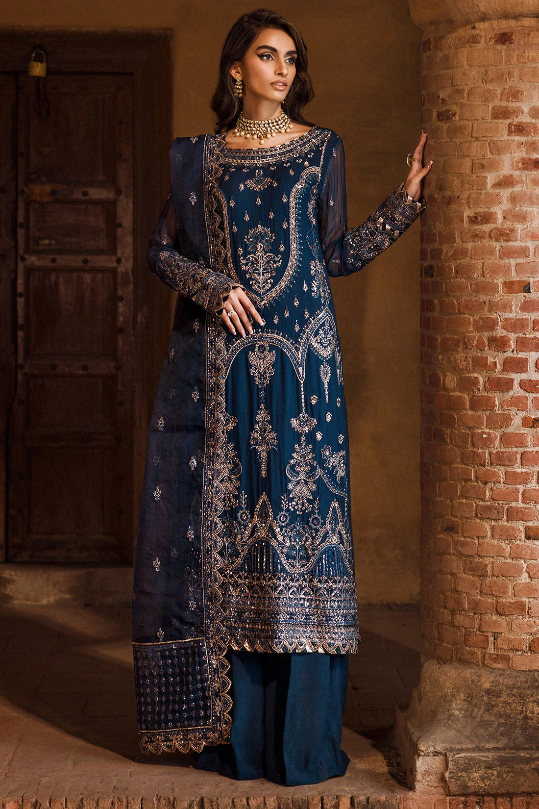 Motifz | Premium Embroidered Formals 24 | 4126 - Khanumjan  Pakistani Clothes and Designer Dresses in UK, USA 
