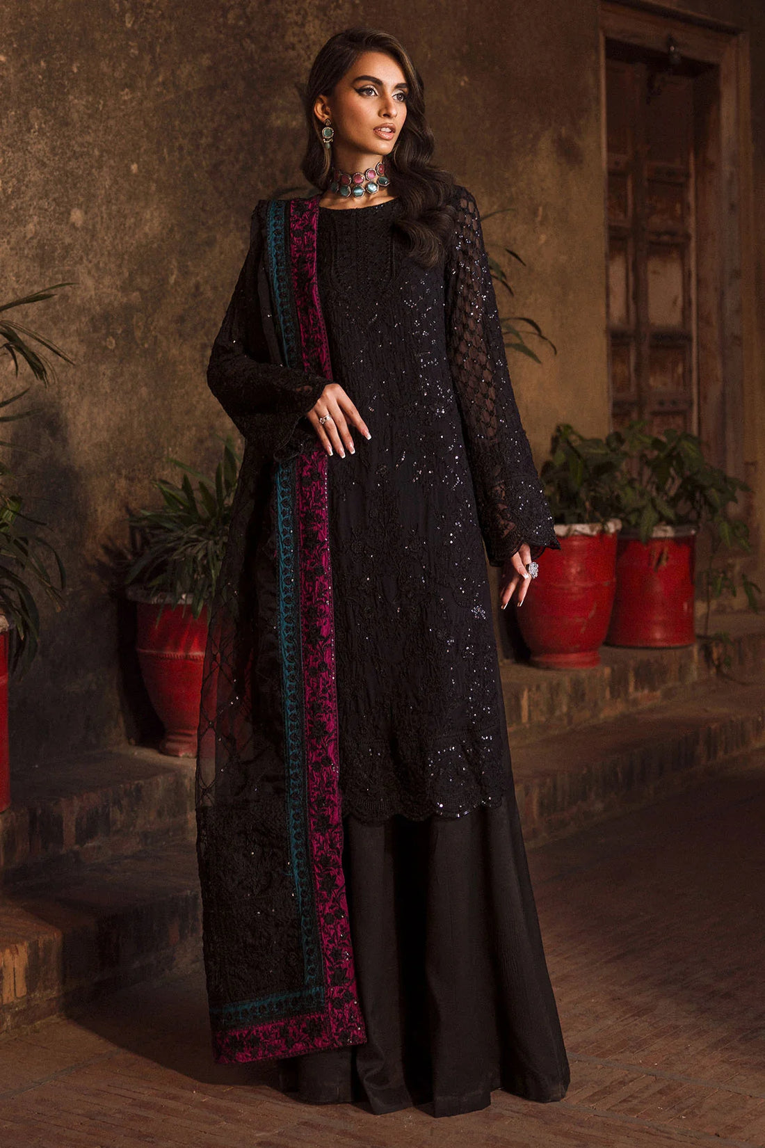 Motifz | Premium Embroidered Formals 24 | 4128 - Khanumjan  Pakistani Clothes and Designer Dresses in UK, USA 