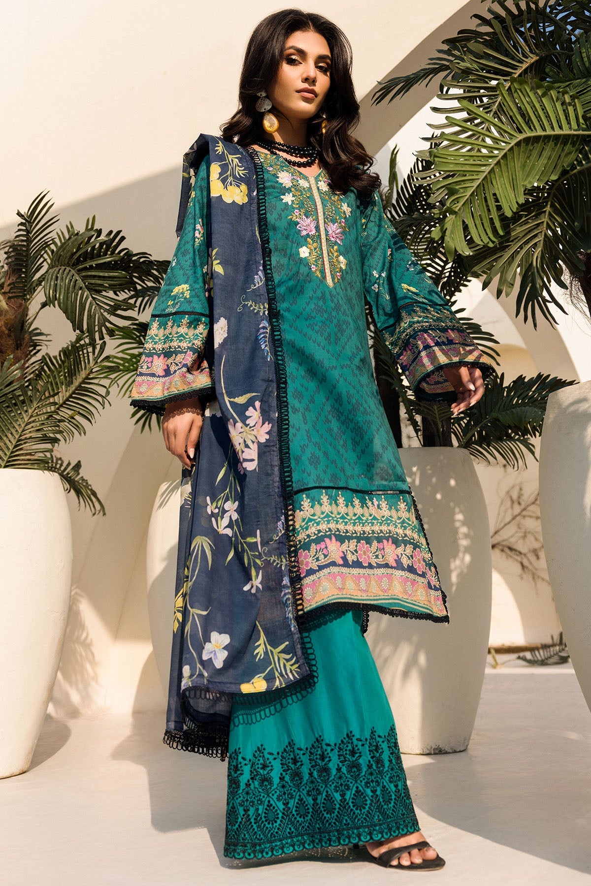 Motifz | Umang Luxury Lawn | A-06 - Khanumjan  Pakistani Clothes and Designer Dresses in UK, USA 