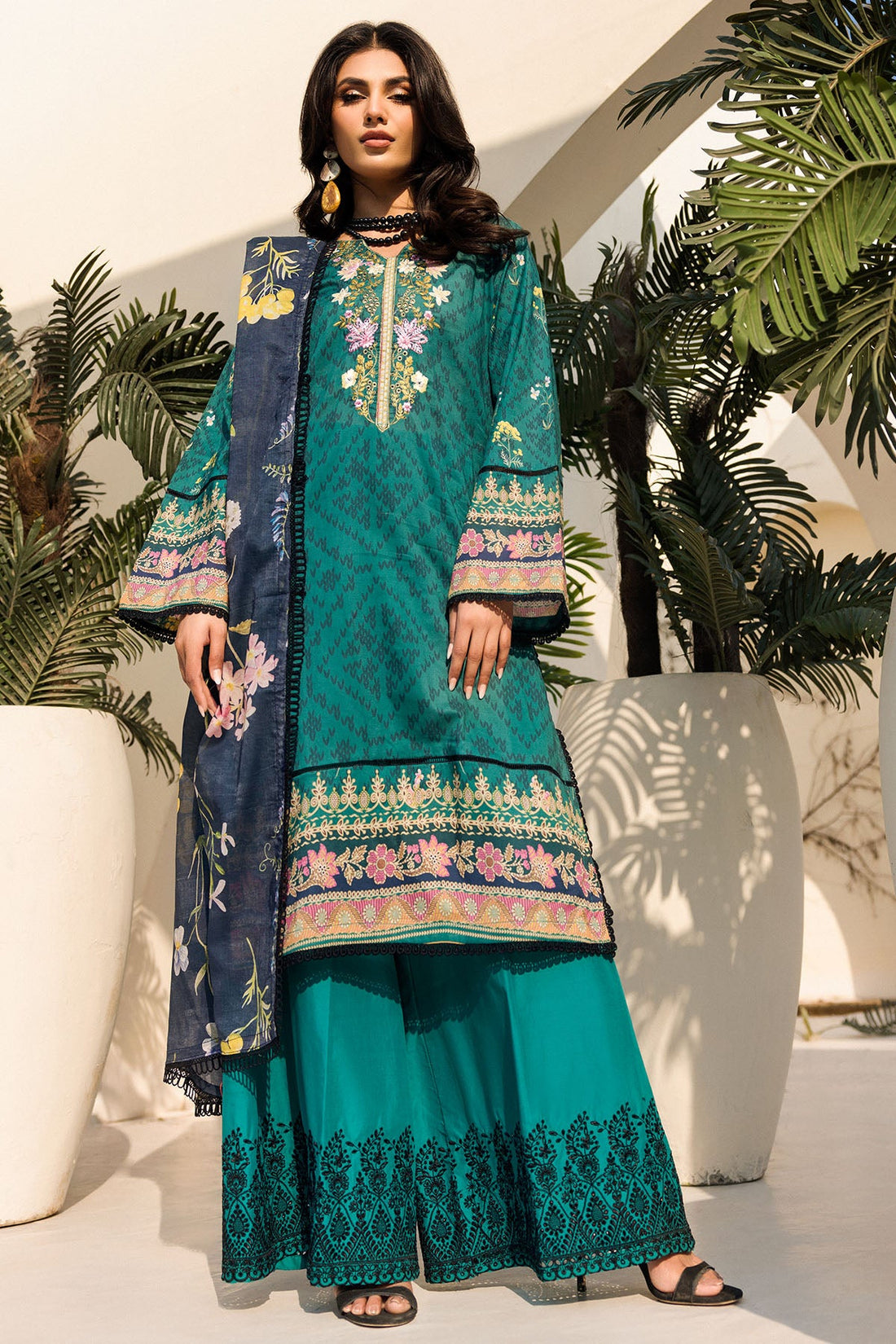 Motifz | Umang Luxury Lawn | A-06 - Khanumjan  Pakistani Clothes and Designer Dresses in UK, USA 