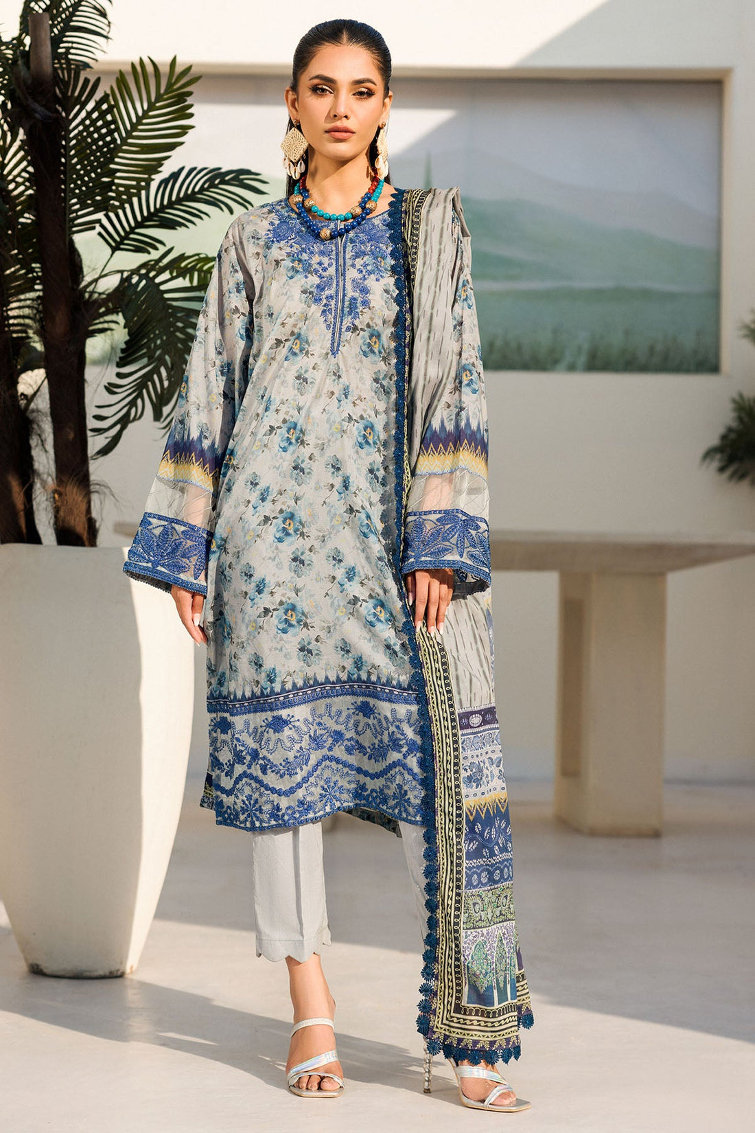 Motifz | Umang Luxury Lawn | A-01 - Khanumjan  Pakistani Clothes and Designer Dresses in UK, USA 