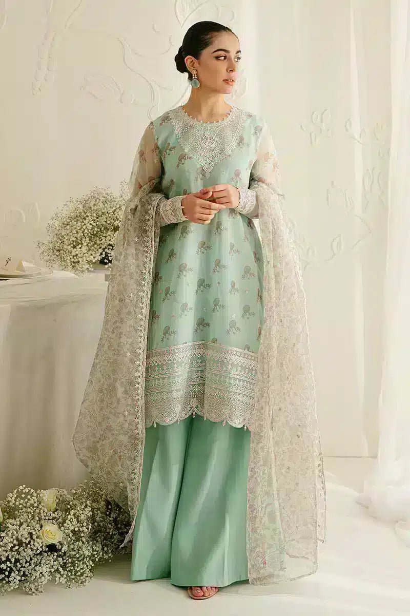 Cross Stitch | Wedding Festive 23 | PRISTINE MINT - Khanumjan  Pakistani Clothes and Designer Dresses in UK, USA 