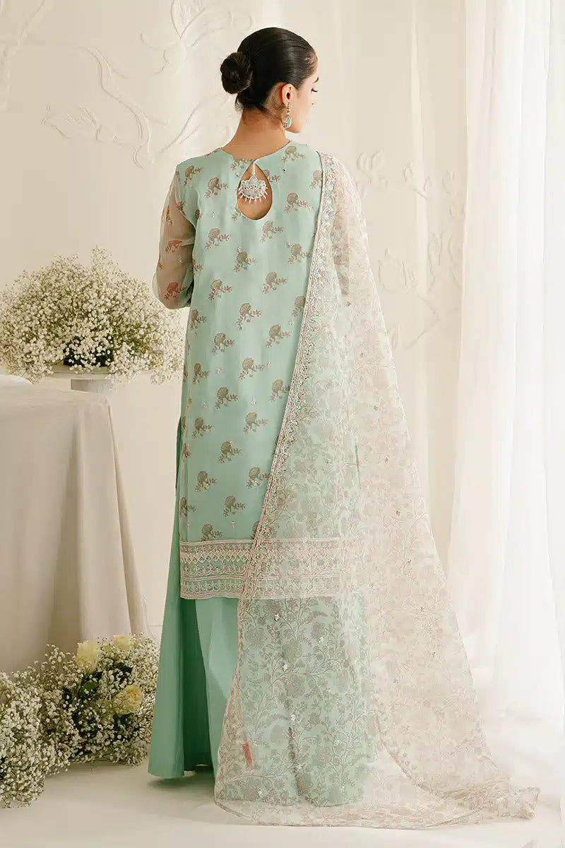 Cross Stitch | Wedding Festive 23 | PRISTINE MINT - Khanumjan  Pakistani Clothes and Designer Dresses in UK, USA 