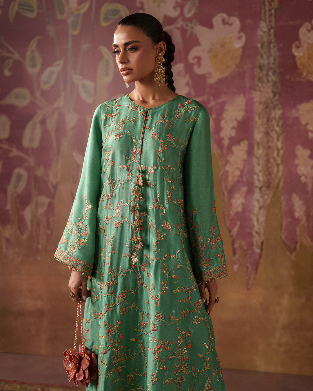 faiza saqlain green dress Woh Sunehre Din Faiza Saqlain