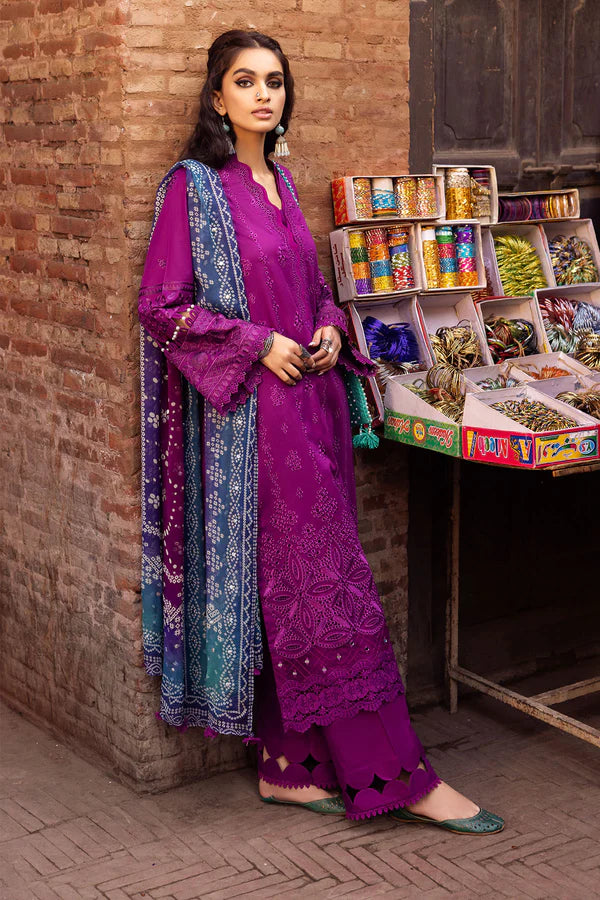 Nureh | Bazaar Lawn Chikankari 24 | NS-125 - Khanumjan  Pakistani Clothes and Designer Dresses in UK, USA 
