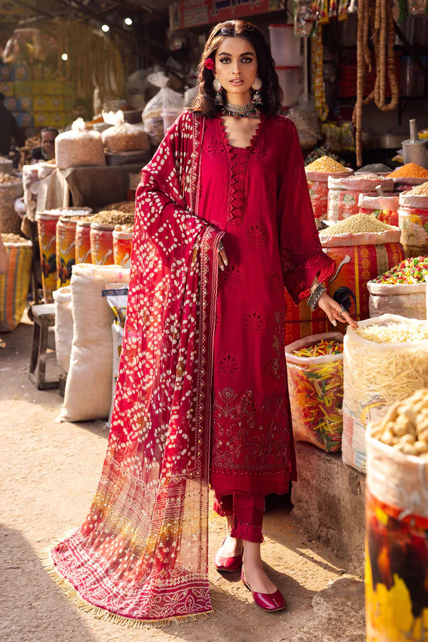 Nureh | Bazaar Lawn Chikankari 24 | NS-124 - Khanumjan  Pakistani Clothes and Designer Dresses in UK, USA 