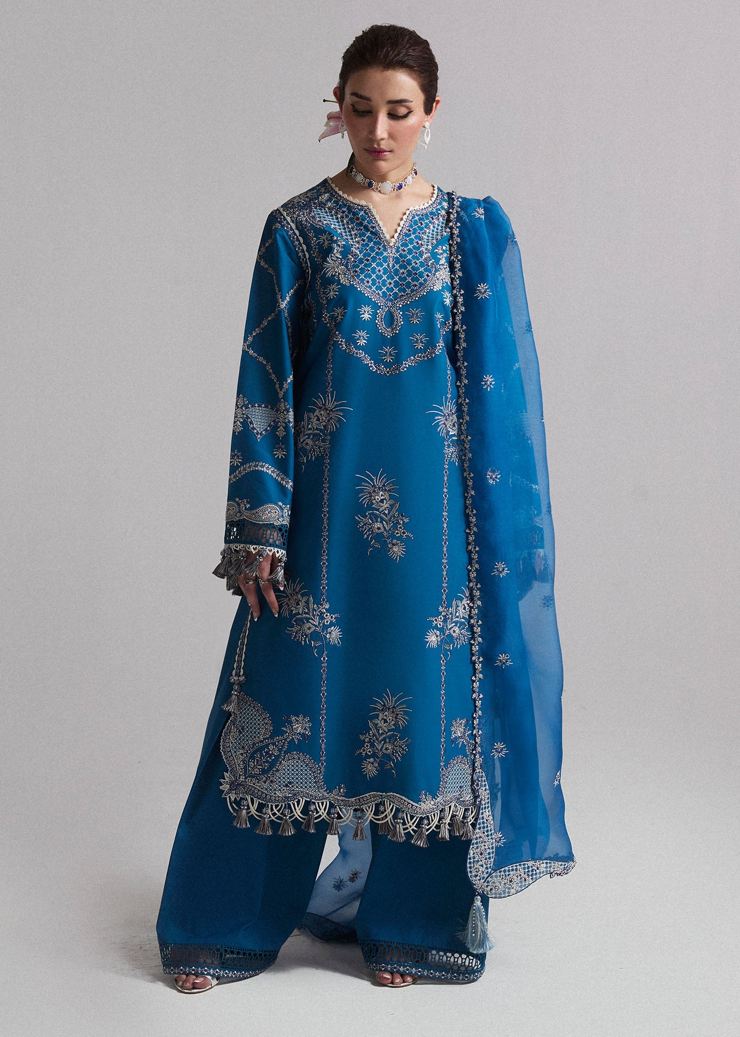 Hussain Rehar | Eid Lawn SS24 | Luce - Khanumjan  Pakistani Clothes and Designer Dresses in UK, USA 