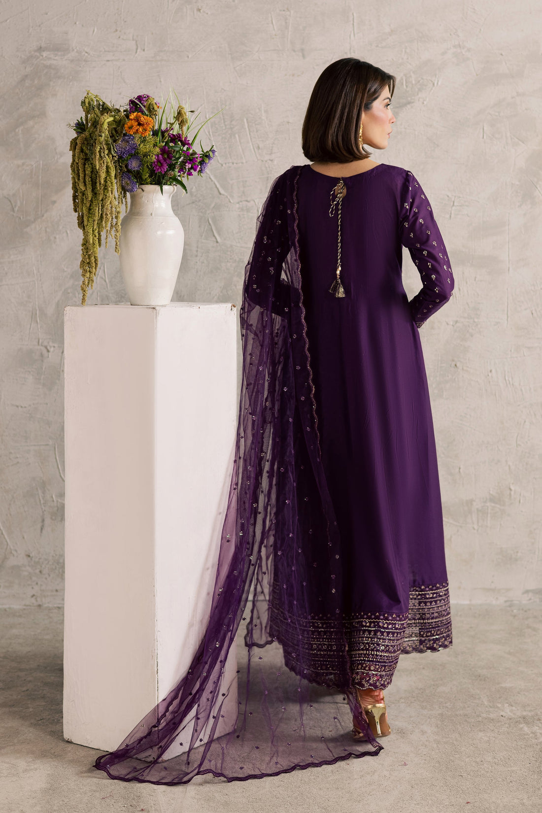 Batik | Festive Eid 26 | Purple Elaf