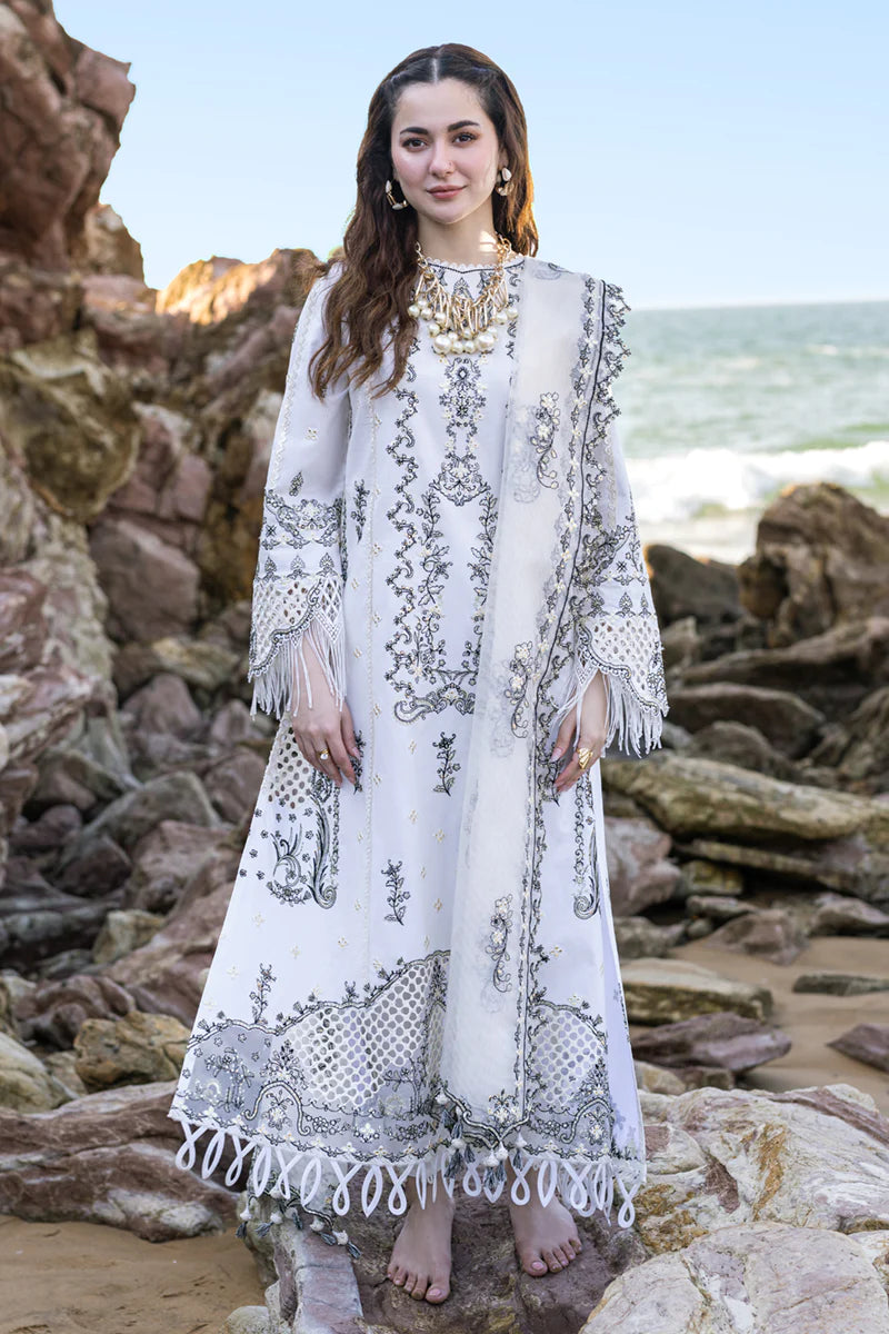 Qalamkar | Sahil Kinare Luxury Lawn | FP-02 FIZA - Khanumjan  Pakistani Clothes and Designer Dresses in UK, USA 