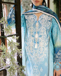 Roheenaz | Flora Printed Lawn | Azure - Khanumjan  Pakistani Clothes and Designer Dresses in UK, USA 