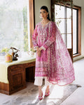 Roheenaz | Flora Printed Lawn | Amaranth - Khanumjan  Pakistani Clothes and Designer Dresses in UK, USA 