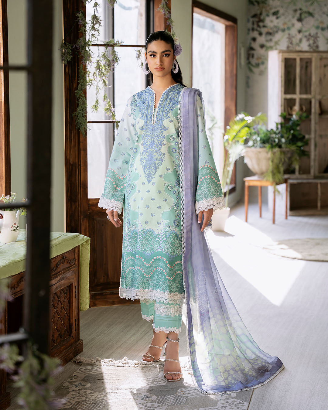 Roheenaz | Flora Printed Lawn | Elysium - Khanumjan  Pakistani Clothes and Designer Dresses in UK, USA 