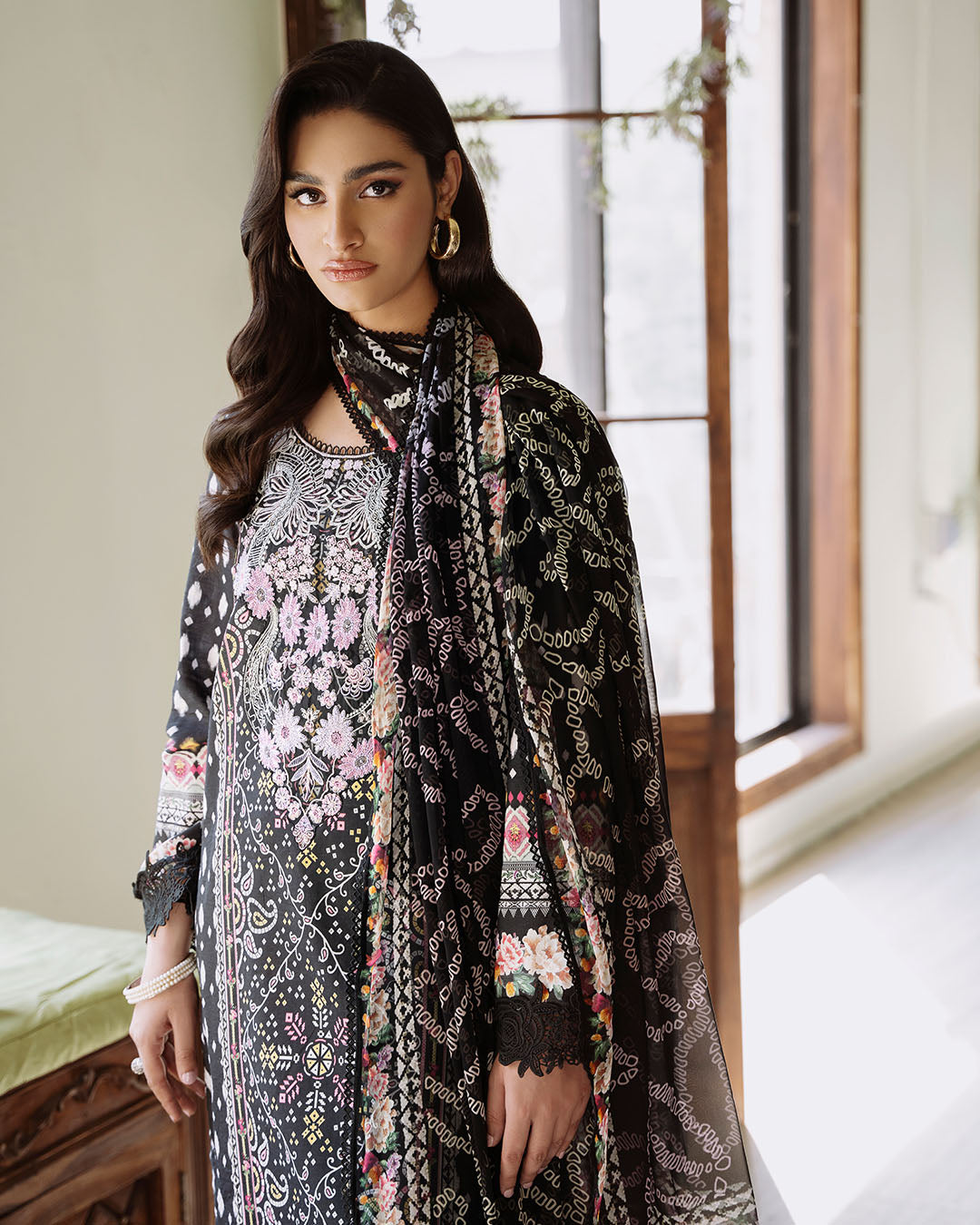 Roheenaz | Flora Printed Lawn | Veridian - Khanumjan  Pakistani Clothes and Designer Dresses in UK, USA 