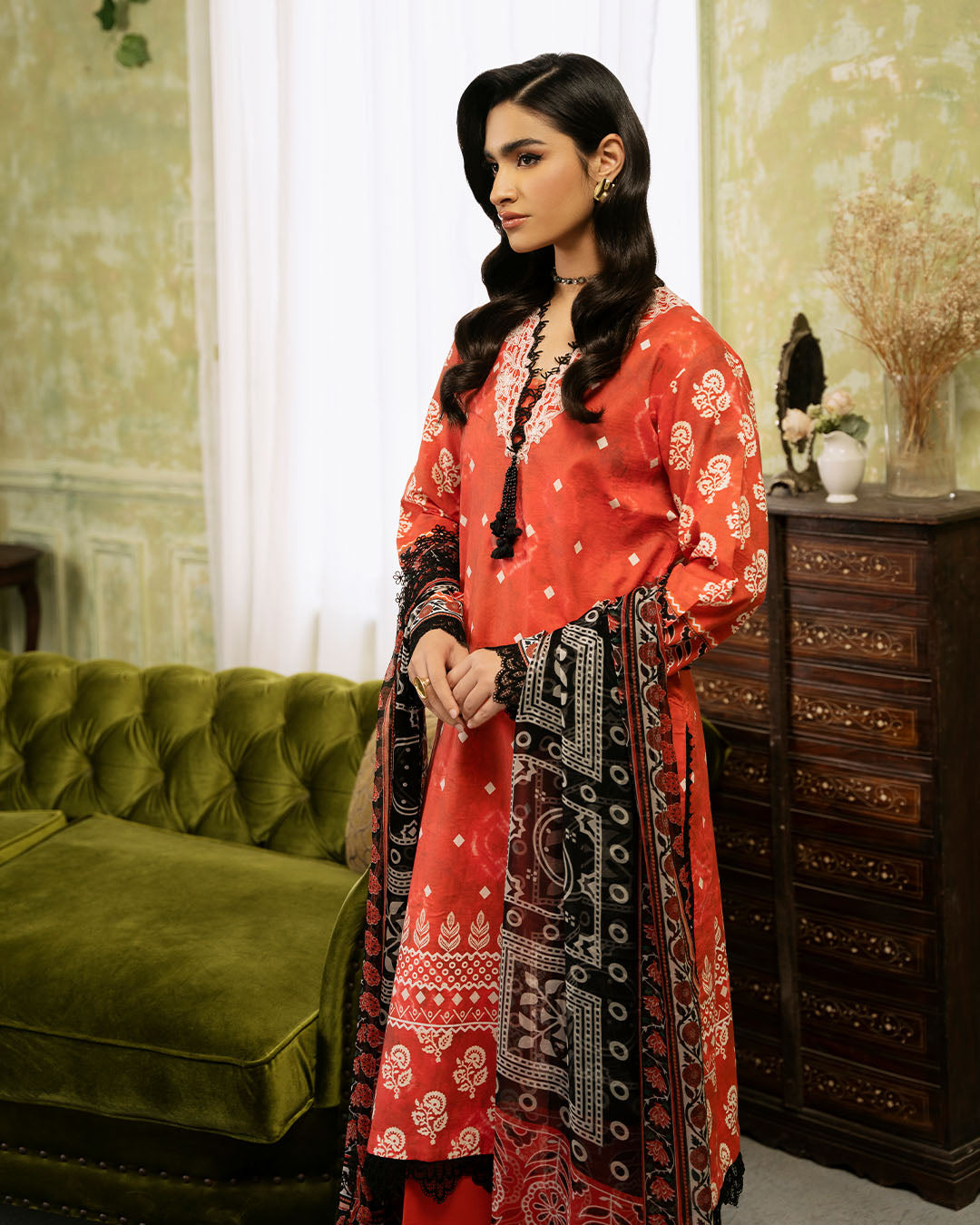 Roheenaz | Flora Printed Lawn | Solstice - Khanumjan  Pakistani Clothes and Designer Dresses in UK, USA 