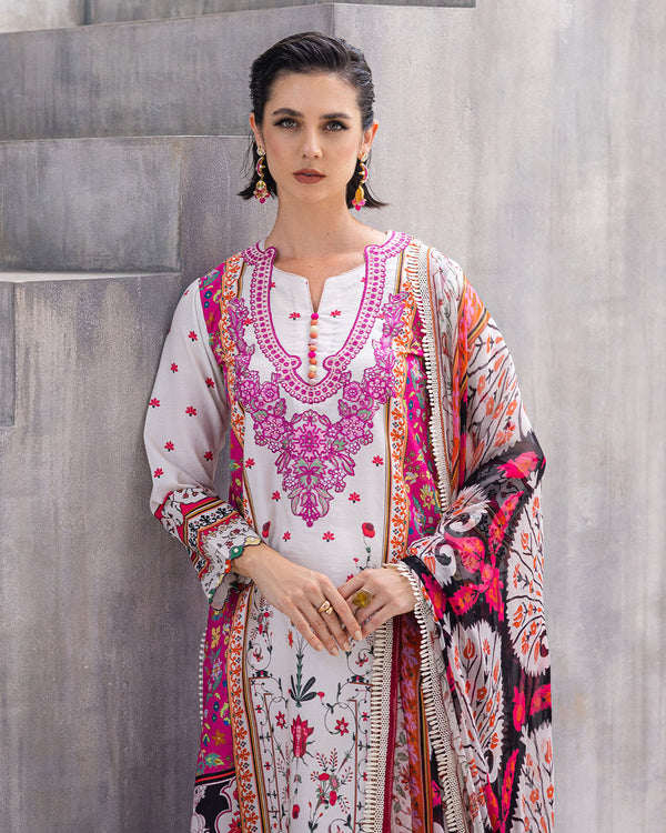 Roheenaz | Azalea Printed Lawn 24 | Marigold Meadows - Khanumjan  Pakistani Clothes and Designer Dresses in UK, USA 