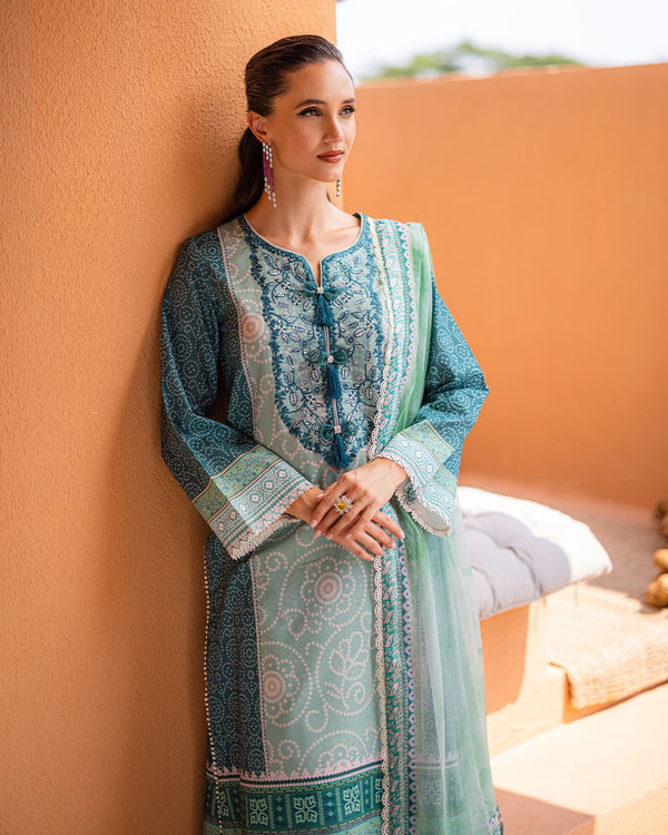 Roheenaz | Azalea Printed Lawn 24 | Ocean Breeze - Khanumjan  Pakistani Clothes and Designer Dresses in UK, USA 