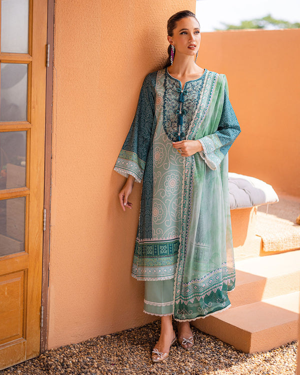 Roheenaz | Azalea Printed Lawn 24 | Ocean Breeze - Khanumjan  Pakistani Clothes and Designer Dresses in UK, USA 