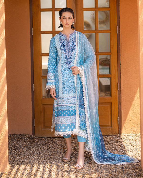Roheenaz | Azalea Printed Lawn 24 | Starlit Sky - Khanumjan  Pakistani Clothes and Designer Dresses in UK, USA 