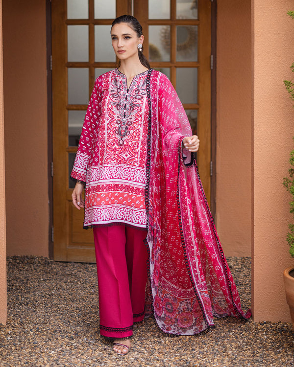 Roheenaz | Azalea Printed Lawn 24 | Coral Cascade - Khanumjan  Pakistani Clothes and Designer Dresses in UK, USA 