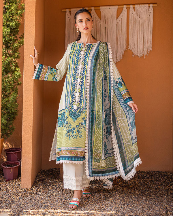 Roheenaz | Azalea Printed Lawn 24 | Ivory Elegance - Khanumjan  Pakistani Clothes and Designer Dresses in UK, USA 