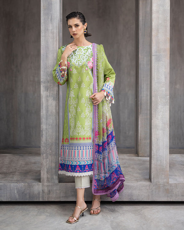 Roheenaz | Azalea Printed Lawn 24 | Serene Seafoam - Khanumjan  Pakistani Clothes and Designer Dresses in UK, USA 