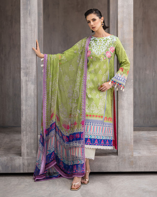 Roheenaz | Azalea Printed Lawn 24 | Serene Seafoam - Khanumjan  Pakistani Clothes and Designer Dresses in UK, USA 
