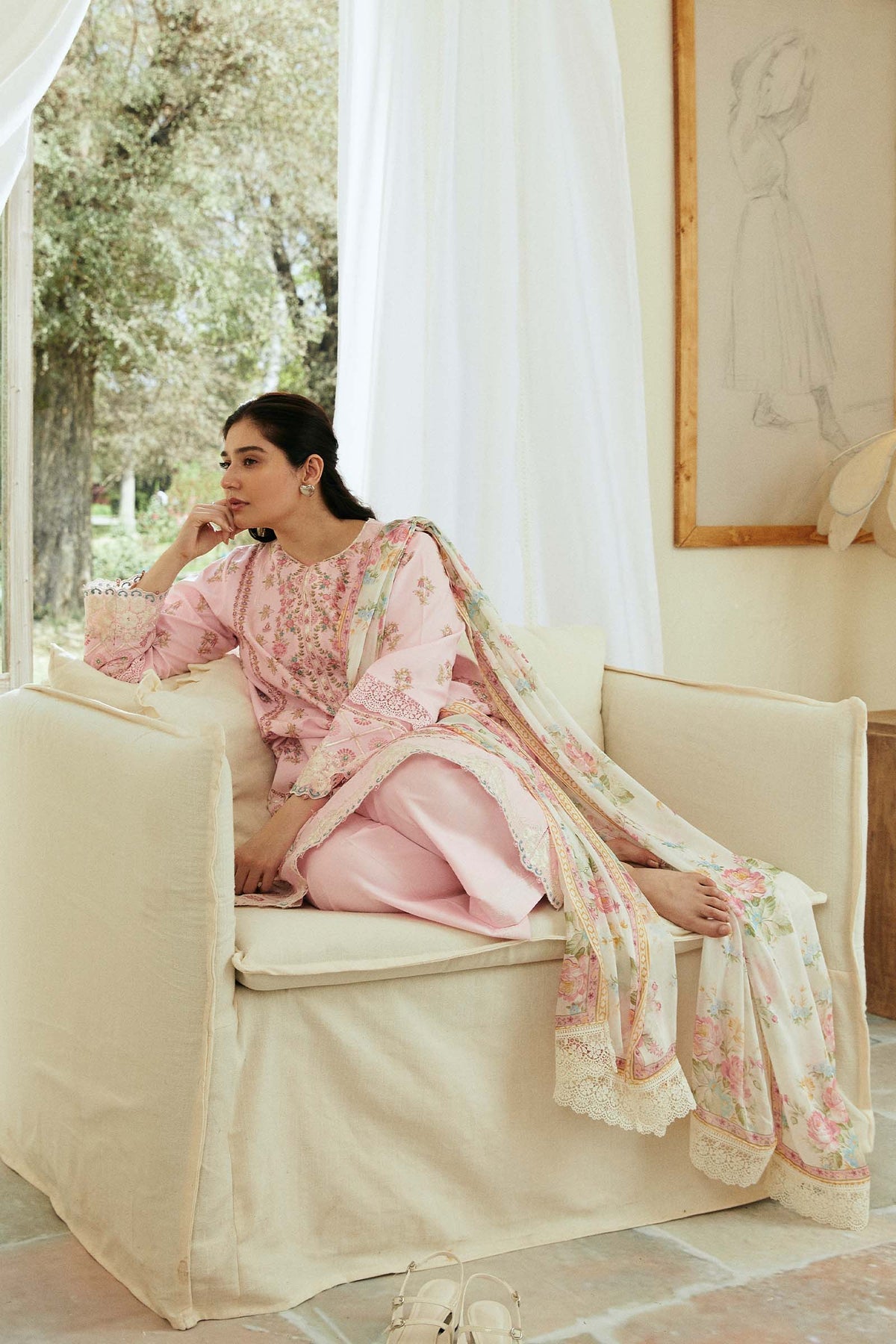 Zara Shahjahan | Coco Lawn Eid Edit 24 | ROOHI-D8 - Khanumjan  Pakistani Clothes and Designer Dresses in UK, USA 