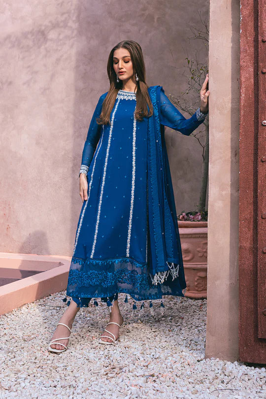 Azure | Embroidered Ensembles 3 Pcs | Radiant Sky - Khanumjan  Pakistani Clothes and Designer Dresses in UK, USA 