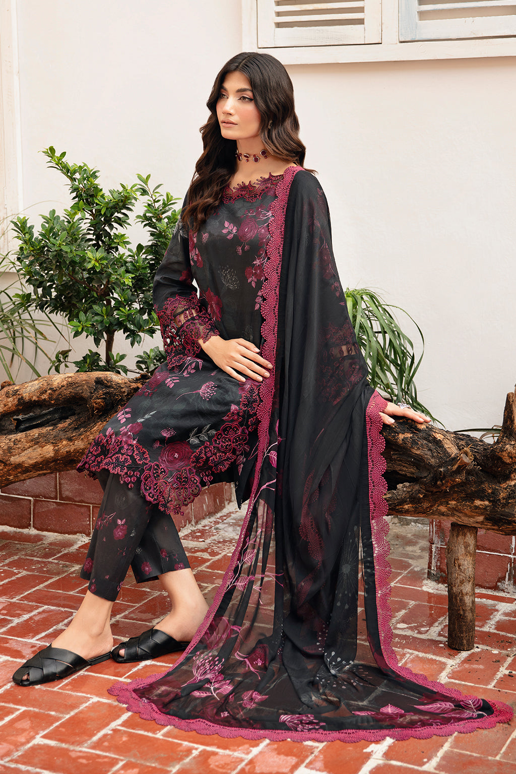 Ramsha | Rangrez Lawn Collection | N-401 - Khanumjan  Pakistani Clothes and Designer Dresses in UK, USA 