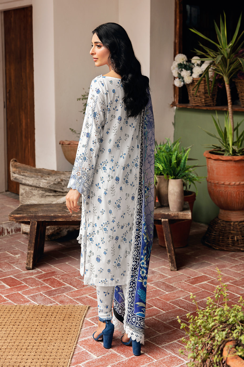 Ramsha | Rangrez Lawn Collection | N-403 - Khanumjan  Pakistani Clothes and Designer Dresses in UK, USA 