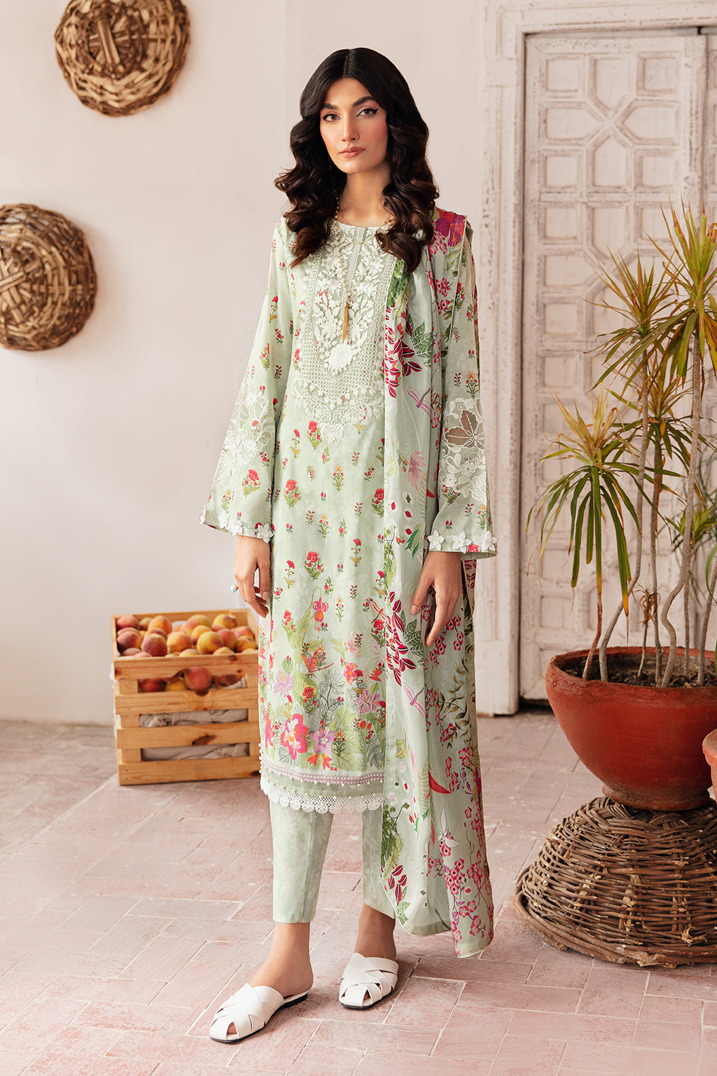 Ramsha | Rangrez Lawn Collection | N-409 - Khanumjan  Pakistani Clothes and Designer Dresses in UK, USA 