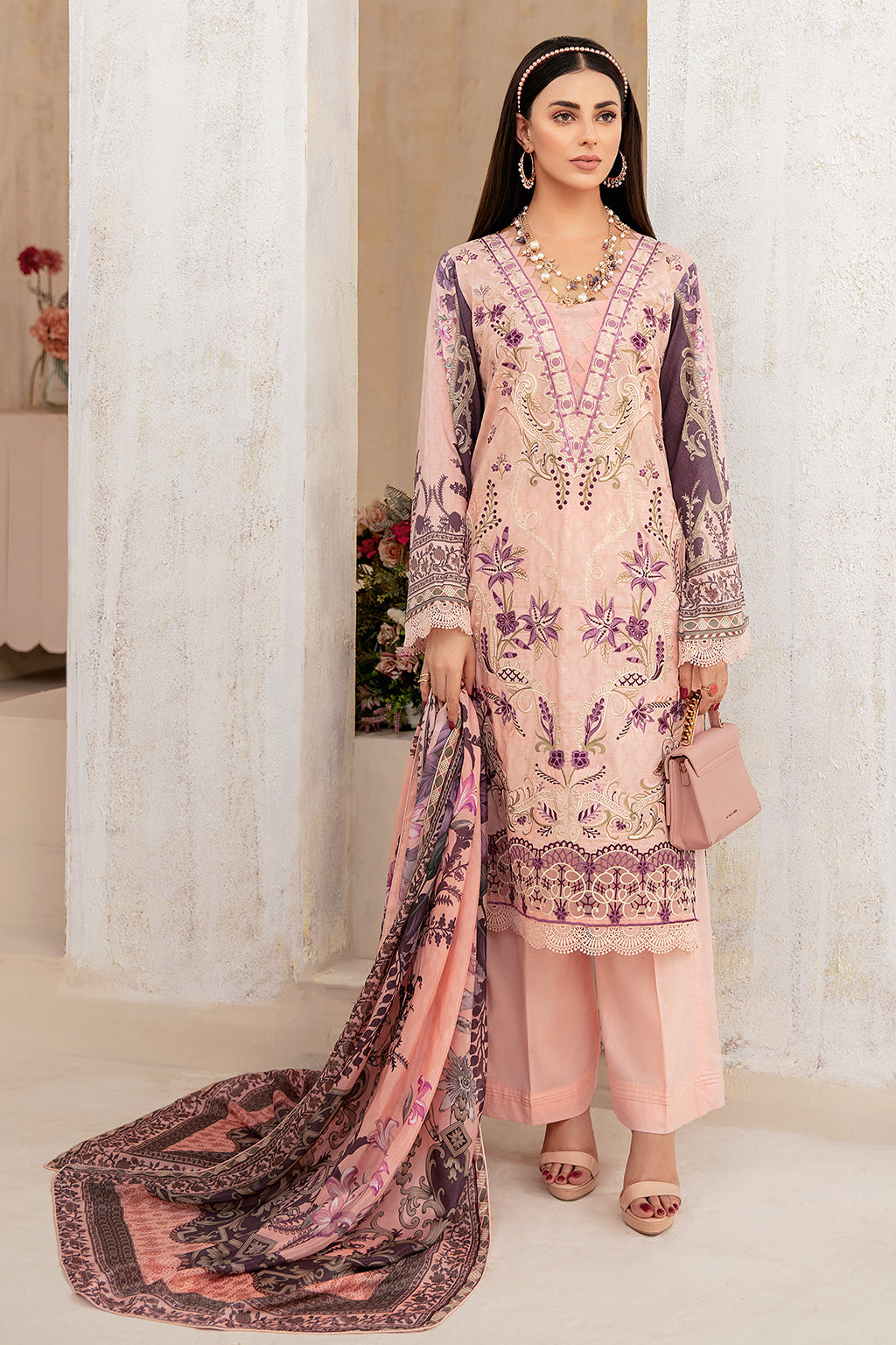 Ramsha | Rangrez Lawn Collection | N-306 - Khanumjan  Pakistani Clothes and Designer Dresses in UK, USA 