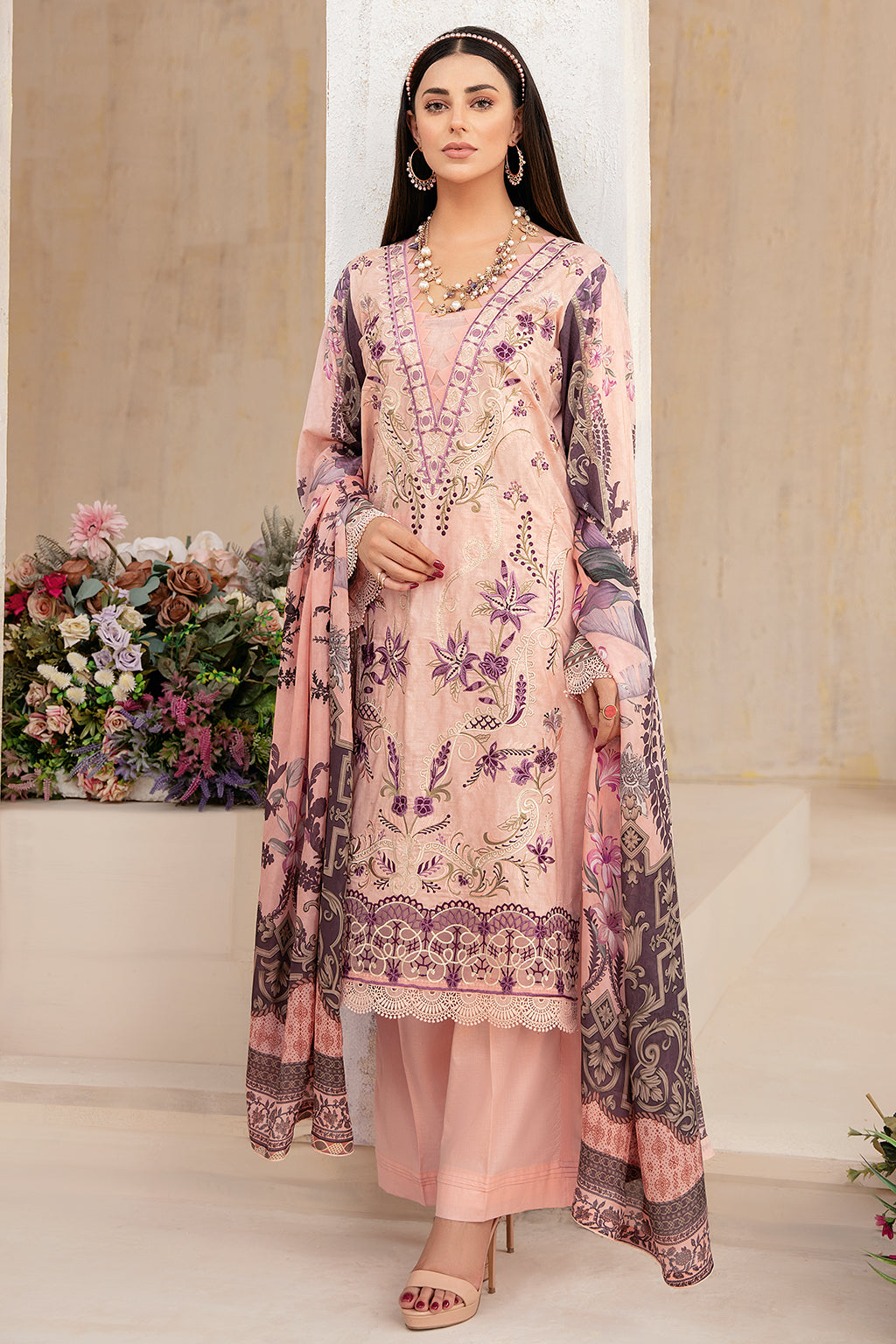 Ramsha | Rangrez Lawn Collection | N-306 - Khanumjan  Pakistani Clothes and Designer Dresses in UK, USA 