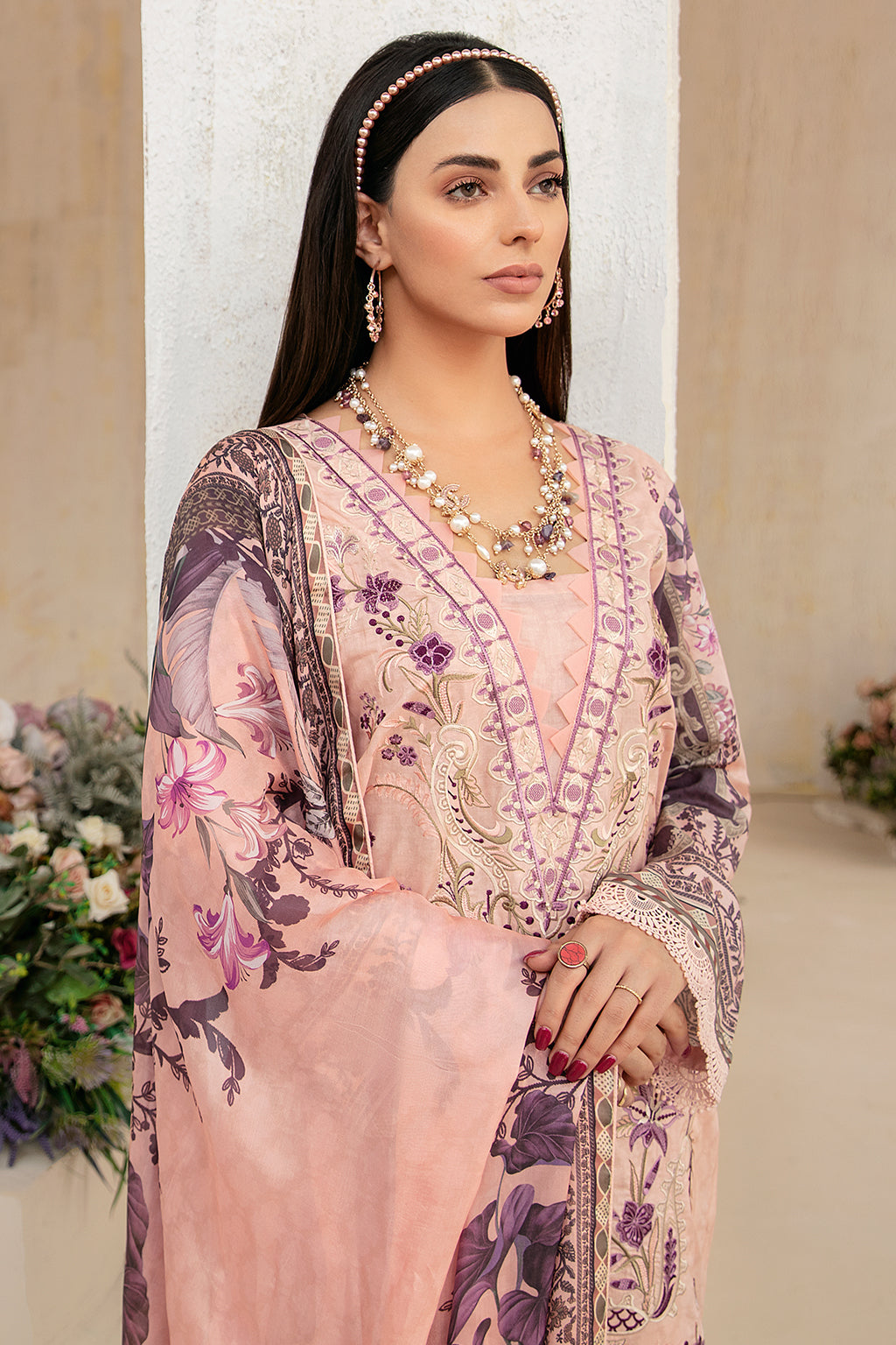 Ramsha | Rangrez Lawn Collection | N-306 - Khanumjan  Pakistani Clothes and Designer Dresses in UK, USA 