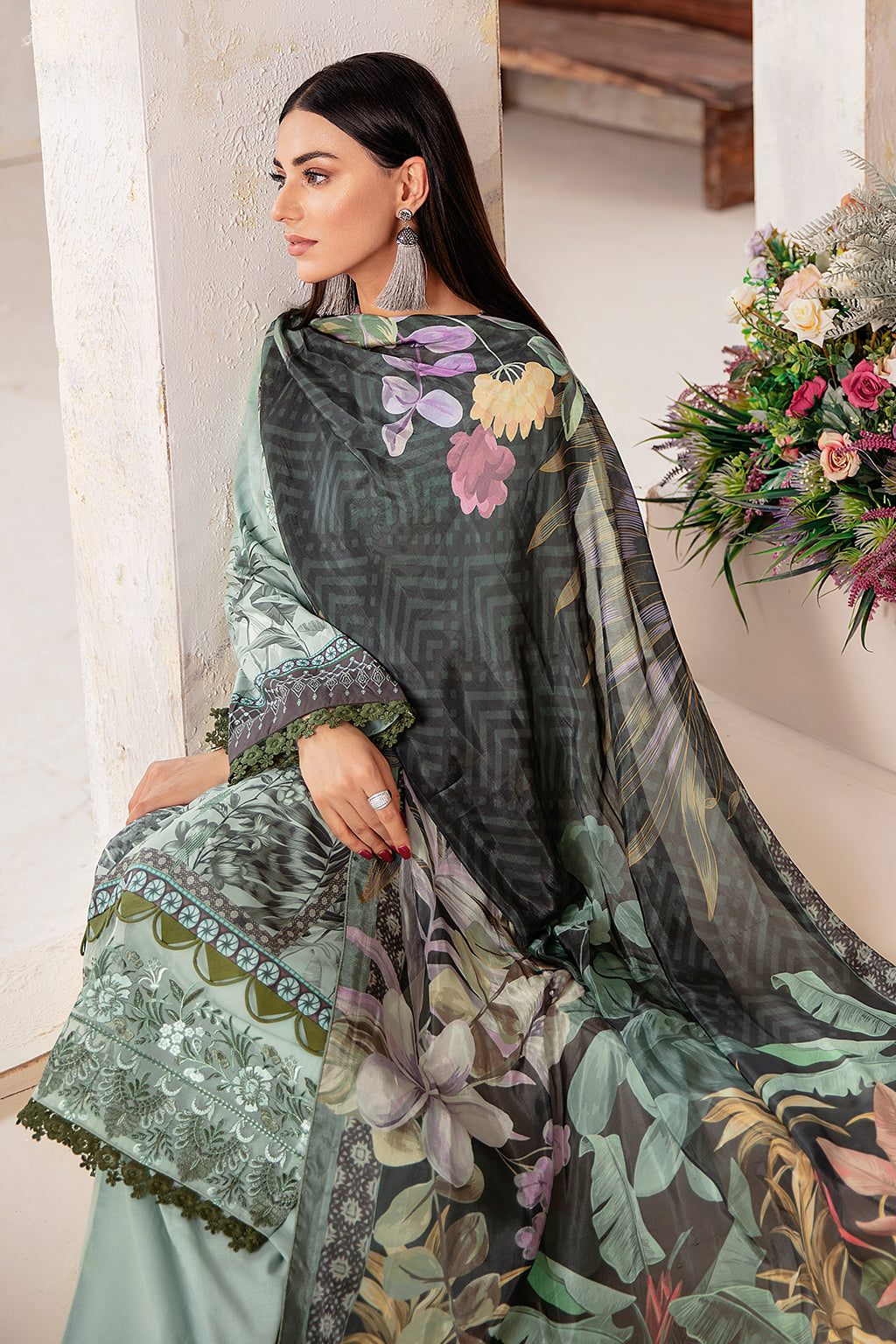 Ramsha | Rangrez Lawn Collection | N-301 - Khanumjan  Pakistani Clothes and Designer Dresses in UK, USA 