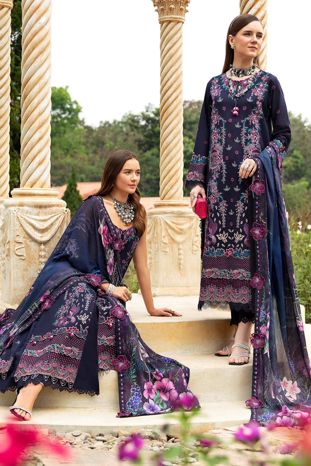 Ramsha | Andaz Collection | Deep Blue - Khanumjan  Pakistani Clothes and Designer Dresses in UK, USA 