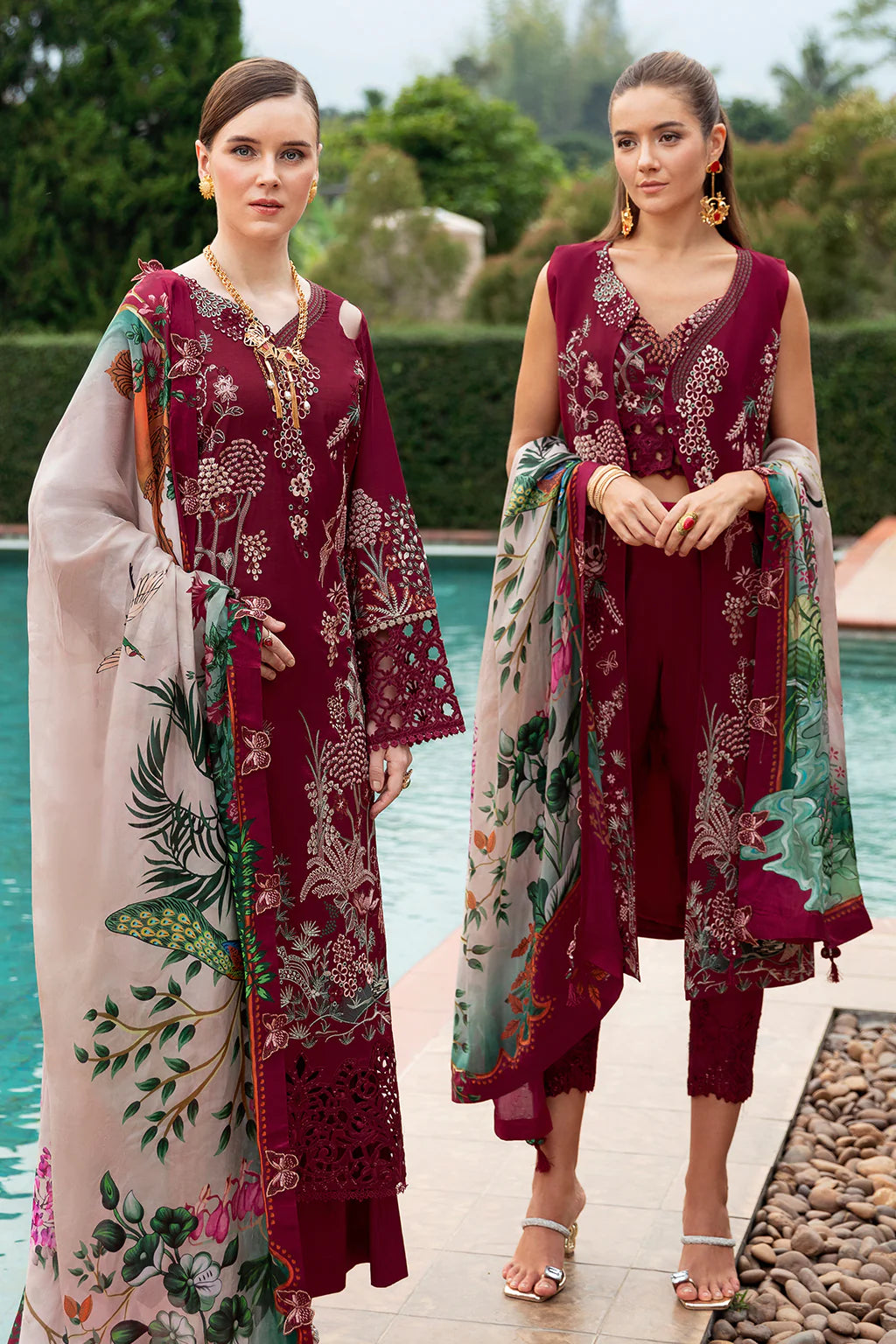 Ramsha | Andaz Collection | CRIMSON GLOW - Khanumjan  Pakistani Clothes and Designer Dresses in UK, USA 