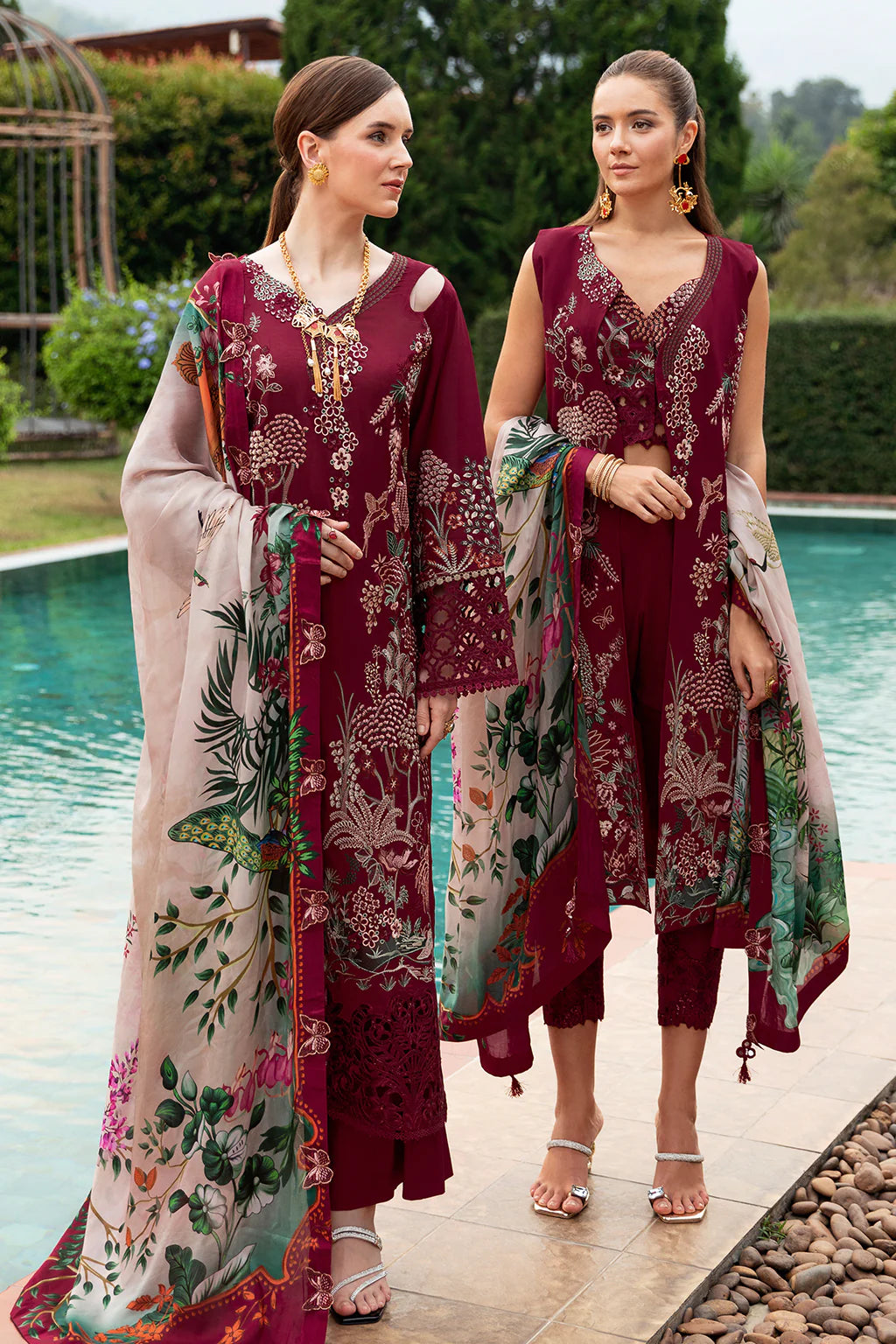 Ramsha | Andaz Collection | CRIMSON GLOW - Khanumjan  Pakistani Clothes and Designer Dresses in UK, USA 