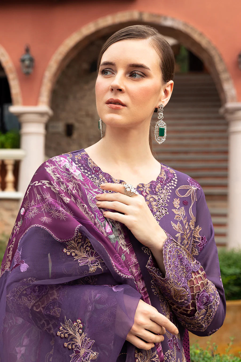 Ramsha | Andaz Collection | PURPLE SAPPHIRE - Khanumjan  Pakistani Clothes and Designer Dresses in UK, USA 