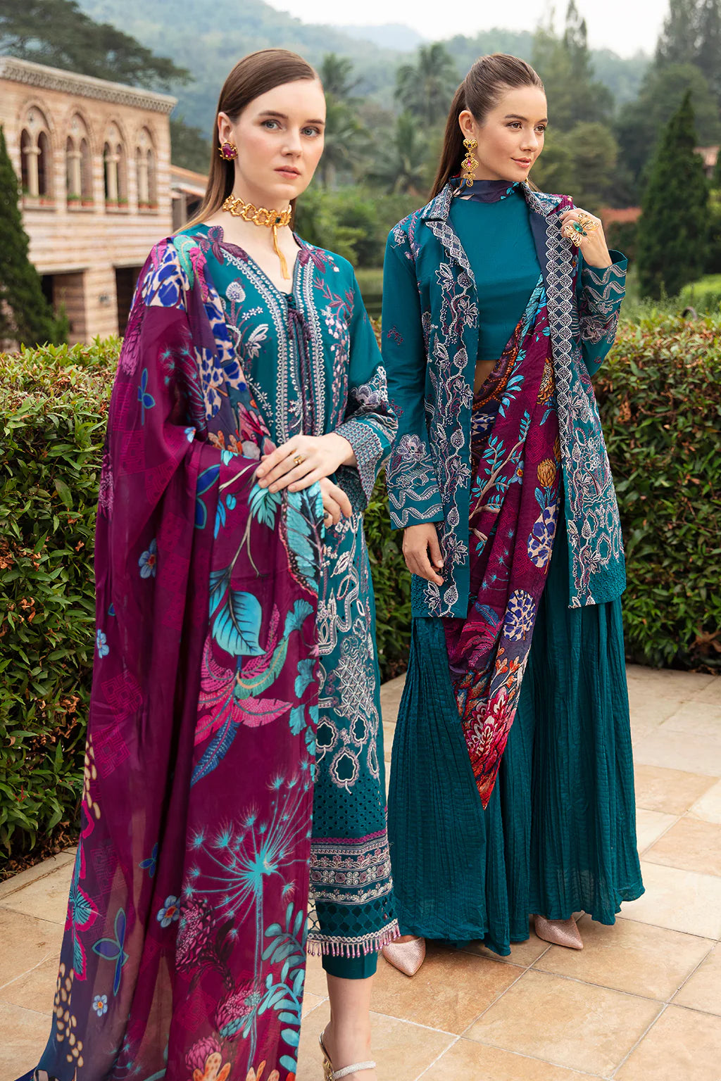 Ramsha | Andaz Collection | SEA BLUE - Khanumjan  Pakistani Clothes and Designer Dresses in UK, USA 