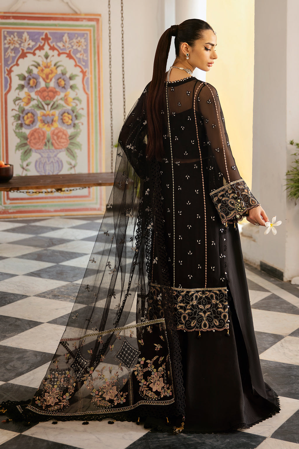 Ramsha | Dastak Luxury Chiffon Collection |  Q-106